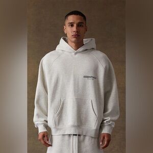 Fear of God Essentials Light Oatmeal Hoodie